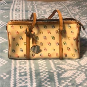 Vintage Dooney &Bourke Signature DB Rainbow Purse